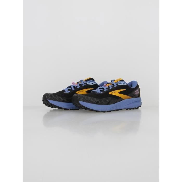 Chaussures running trail Divide 3 Brooks Noir Mixte Trail Regulier Adulte