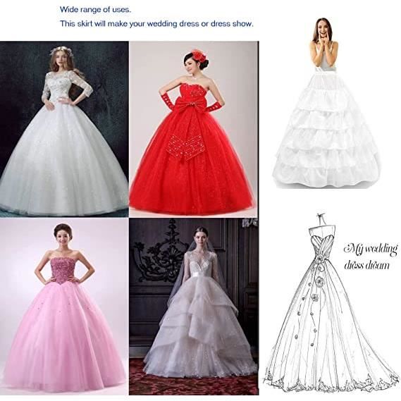 Robe de hotsell mariée crinoline