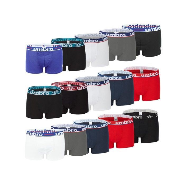 Umbro Pack 6 Slip Uomo In Cotone Elasticizzato - Art.717 - Colore Nero - Taglia XL - 2