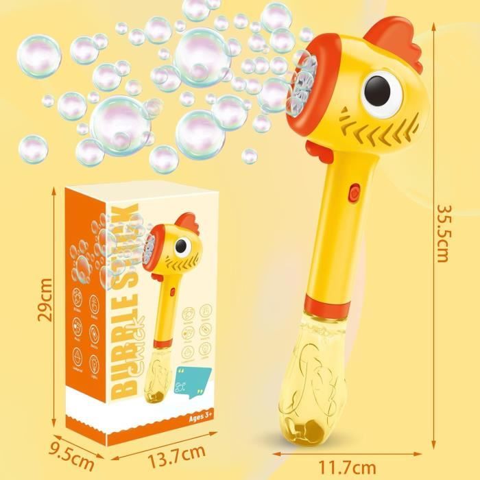 Machine à Bulles électrique Dinosaure – 10 000 Bulles/min, 360 Ml De Solution, Avec Musique Et Lumières