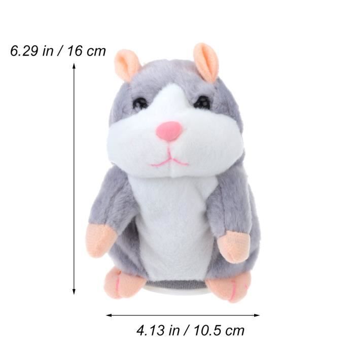 Parlant en peluche hamster R p te ce Que tu Dis Jouet lectronique