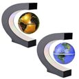Créatif Globe Terrestre Lumineux Flottant Magnétique Levitation Globe Lamp avec Lumières LED et Base en Forme C pour Décorati w356-2