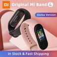 Montre connectée,Xiaomi Mi Band 4 Bracelet intelligent 3 couleurs AMOLED écran Miband 4 Smartband - Type CN Add Gray Strap-2