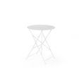 Beliani - Salon de jardin bistrot table et 2 chaises en acier blanc FIORI-2