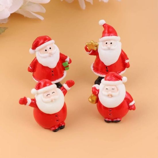 Lot De 6 Jouets à Remonter Père Noël - Figurines Rigolotes, Miniatures Légères Et Sûres Pour Enfants