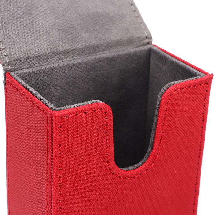 Étui Pour Cartes De Tarot En Cuir PU Rouge : Design Bohème