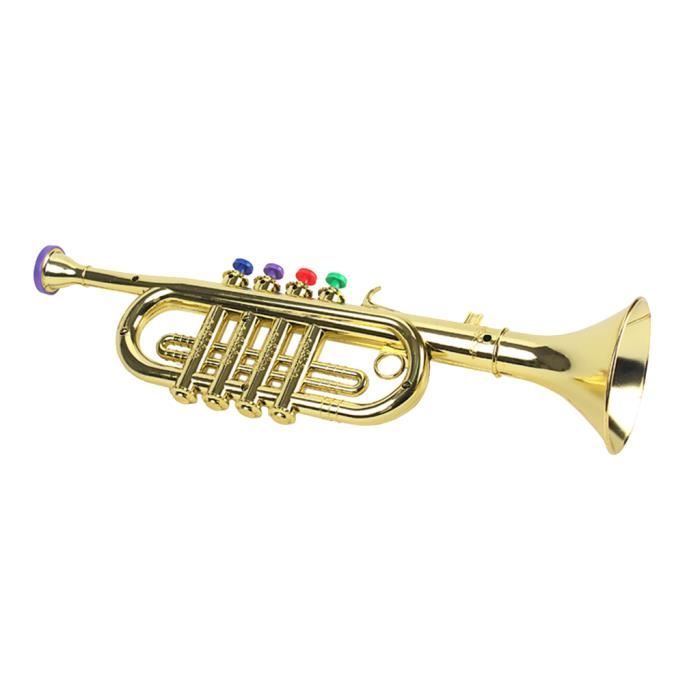 Trompette pour enfants, Instruments à vent musicaux ABS métallique