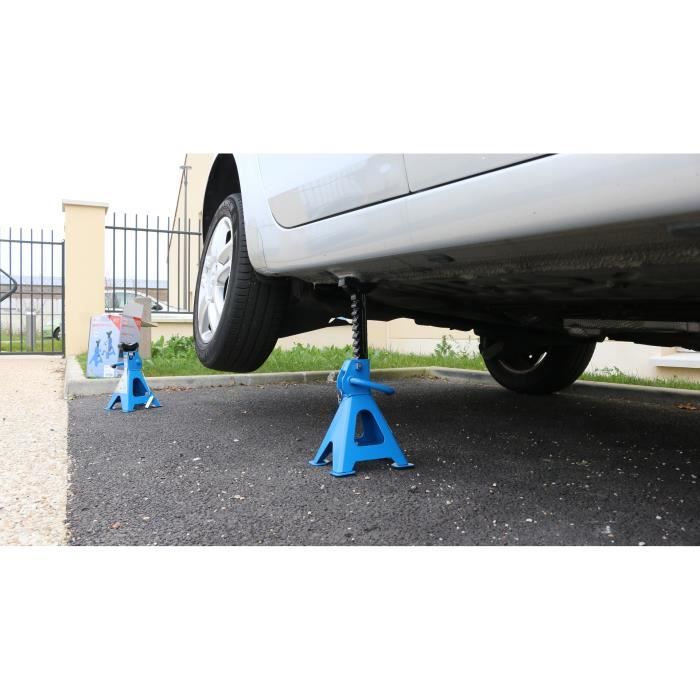 BGS 3015 Chandelles Charge 3000 Kg Par Paire - Course 276-420 Mm - Modèle Lourd 4 Jambes
