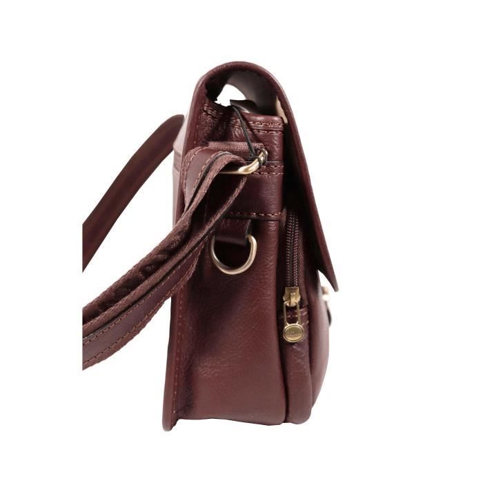 Cartable En Cuir Katana - Marron - Dimensions 42x34x15 Cm - Neuf Avec Étiquettes - Garantie 1 An