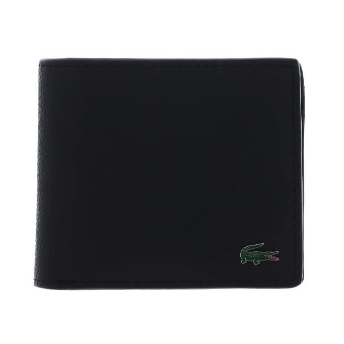 LACOSTE Smart Concept Billfold Coin Wallet M Noir 241463 porte monnaie porte monnaie noir Cdiscount Bagagerie Maroquinerie