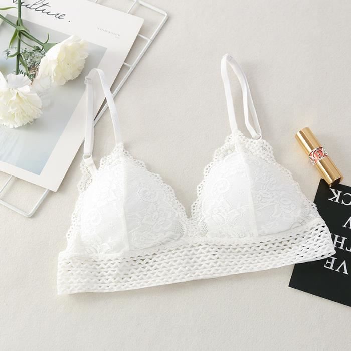 Bralette Dentelle Litthing – Sans Armatures, Respirant, Pour Yoga, Quotidien, Sommeil