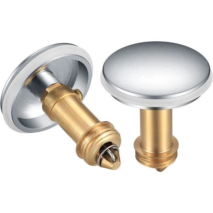 2 Pièces Bonde De Lavabo Universel Pop Up Avec Filtre Anti-Clogging,Flitre De Vidange Anti
