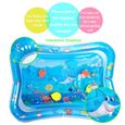 2windeal® Tapis d'eau Gonflable Centre de Jeu Mat bébé éducatif enfant requin avec boîte 66*50cm-3