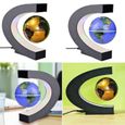 Créatif Globe Terrestre Lumineux Flottant Magnétique Levitation Globe Lamp avec Lumières LED et Base en Forme C pour Décorati w356-3