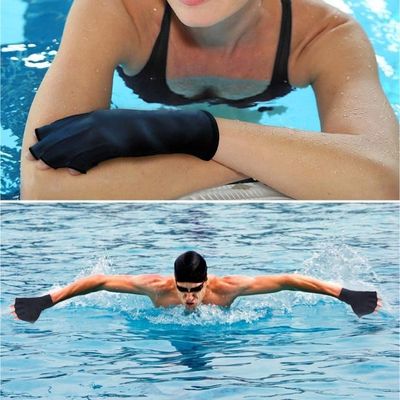 GANTS DE NATATION palm??s pagaie noirs palmes de natation entra?nement