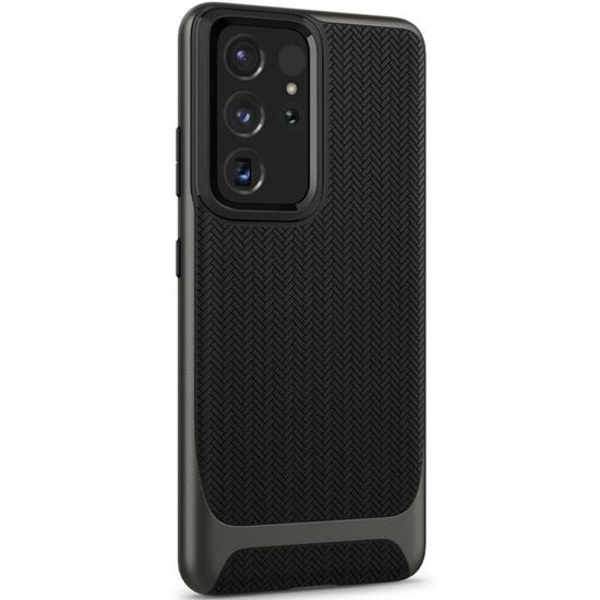 Spigen Neo Hybrid Coque Compatible avec Samsung Galaxy S21 Plus Gunmetal