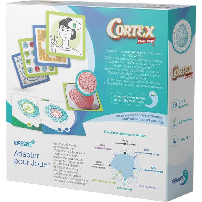 Jeu d'ambiance - Asmodee - Cortex Challenge Access+ - 2 joueurs ou plus ...