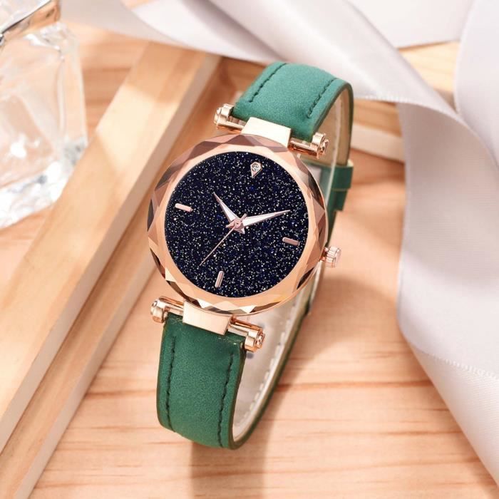 Fashion Ladies Alien Mirror Watch Bracelet Set Elegant Geometrique b12911 Classique Achat vente montre Mixte Adulte Neuf Cdiscount