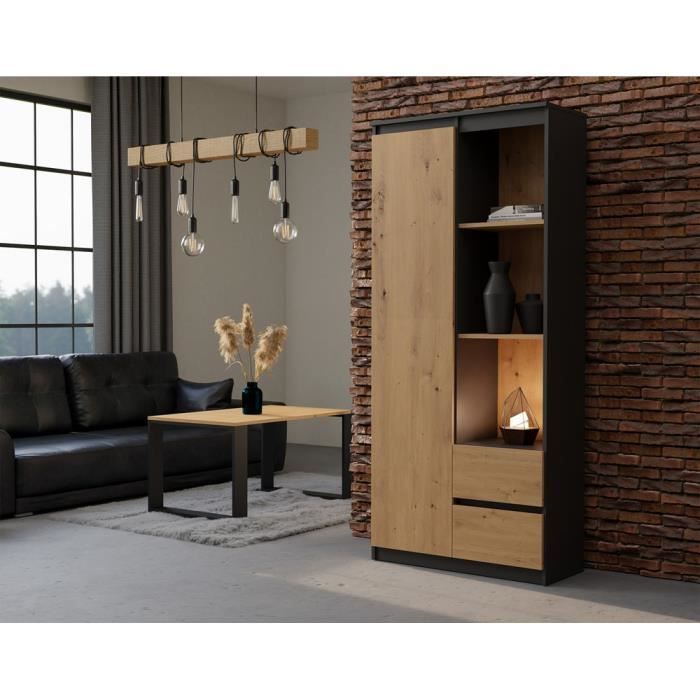 Poignées De Tirage Uxcell Noires – Lot De 2 Pour Meuble, Bureau, Tiroir 48x38mm