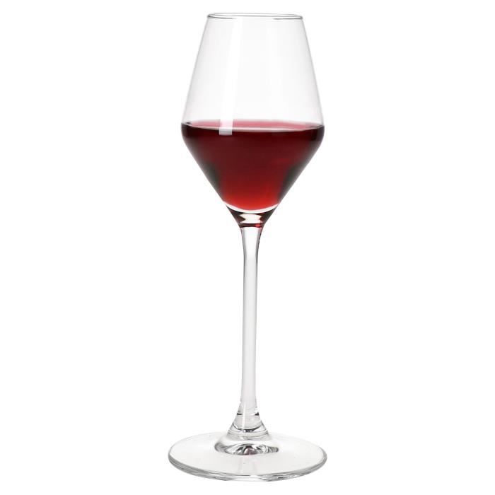 Lot De 4 Verres à Porto Design FLOW : Idéal Pour Porto, Sherry, Brandy - Cadeau élégant Pour Les Amateurs