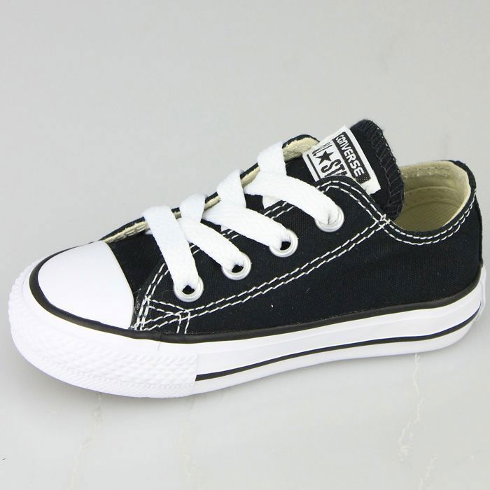 Basket basse mixte en toile noire CONVERSE All Star Lo