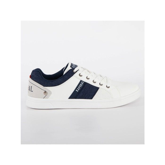 Basket Kaporal KAPORAL Darell Blanc Homme Lacets Confort exceptionnel Blanc Cdiscount Chaussures