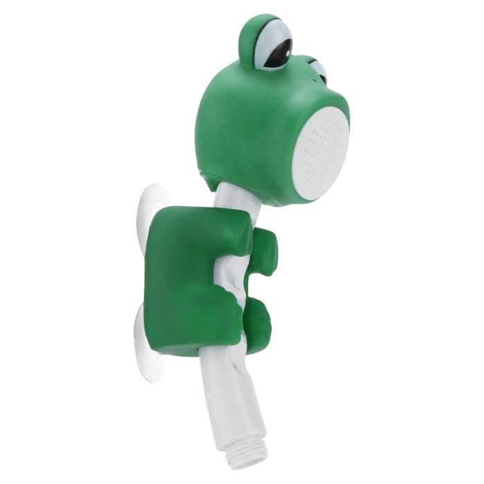 VAVPUP Pommeau De Douche Éléphant Bébé – Intelligent, Thermomètre Lumineux, Silicone Souple & Sécurité Baignoire