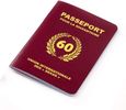Cadeau Anniversaire 60 ans Original - Passeport pour la Soixantaine - Cadeau Homme/Femme - Format Passeport - Carte Personnalisée-0