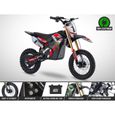 Moto Enfant Électrique 1300W / Moto cross ORION 1300W / 12/10 / Édition 2021 / Rouge-0