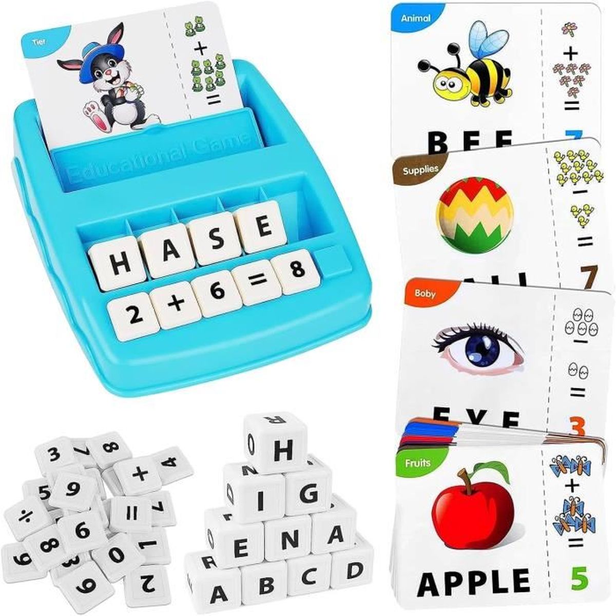 Jeu éducatif Orthographe Française 3 Ans - Puzzle Alphabet