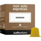 WILTEC 80 Capsules de Soluble Ginseng compatibles avec machines Nespresso - Nespresso 80 x Dosettes - Il Caffè Italiano