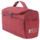 Vanity Trousse de Toilette à Suspendre Grande capacité L 25 x H 18 x P 13 cm - KINSTON (Rouge chiné)