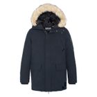 BRAND Parka droite à capuche Nelson 20 Schott NYC - Homme - Bleu - 100% polyester