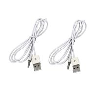 ACCESSOIRES POUR CABLE 2 pièces 3,5 mm mâle à câble USB mâle