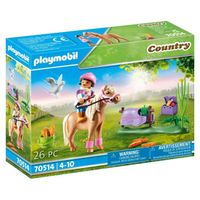 PLAYMOBIL - 70511 - Voiture et van pour poney - Country