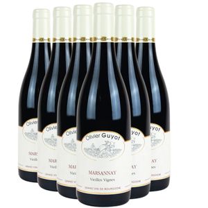 VIN ROUGE Domaine Olivier Guyot Marsannay Vieilles Vignes 2021 - Vin Rouge de Bourgogne (6x75cl)