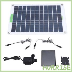 Pompe à eau solaire sans balais 800 Lh CC 12 V avec panneau