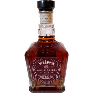 WHISKY BOURBON SCOTCH Jack Daniel's Single barrel Rye - 45,0% Vol. - 70 