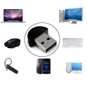 Mini USB Wireless Bluetooth Dongle Adapter for Laptop PC Win Xp Win7 8 10 Mouse