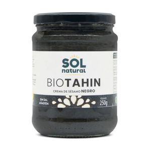 SAUCE CHAUDE SOL NATURAL - Tahini noir bio 250 g de crème