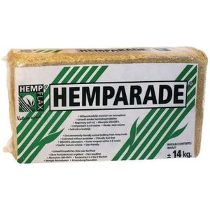 FOND DE CAGE HempFlax litière en fibre de chanvre Hemparade 14 kilos de chanvre beige