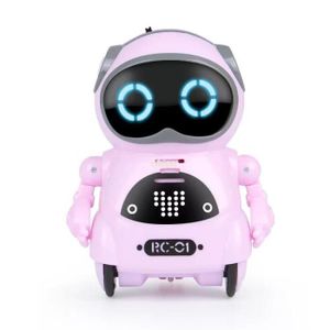 ROBOT - ANIMAL ANIMÉ Rose - Mini Robot de poche RC, jouet pour enfants,