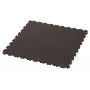 CARRELAGE - PAREMENT Cyclus dalle de sol PVC noir 50x50x0.7cm (1 pc)