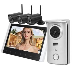 INTERPHONE - VISIOPHONE Caméra de surveillance 2.4G Interphone vidéo sans 