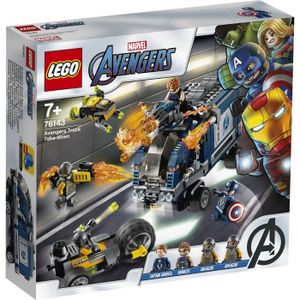 ASSEMBLAGE CONSTRUCTION LEGO® Marvel Super Heroes™ 76143 -L'attaque du camion des Avengers