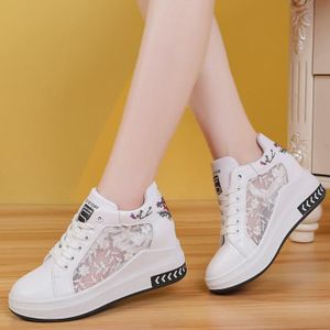 chaussures compensées blanche