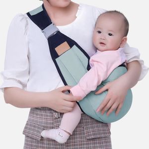 ÉCHARPE DE PORTAGE Porte-bébé réglable 3D MXZZAND - écharpe de portage avec bretelles épaisses pour puericulture detachees Gris