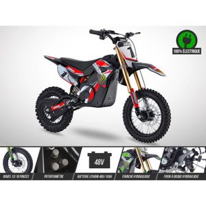 MOTO Moto Enfant Électrique 1300W / Moto cross ORION 1300W / 12/10 / Édition 2021 / Rouge