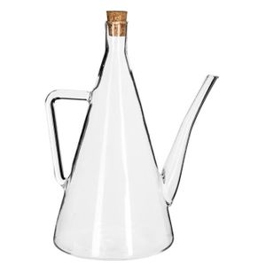 SOUS-VERRE - BOUTEILLE  Pot d'huile - 500 ml, en verre, transparent, bouteille, distributeurs d'huile, Secret de Saveurs