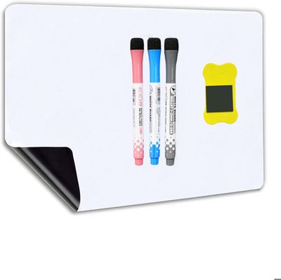 POPRUN Tableau Blanc Semainier Calendier magnetique Frigo,Tableau